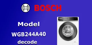 Bosch Mosógép Modellszámának Dekódolása