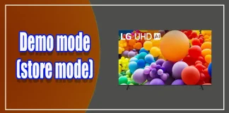 Hogyan kapcsoljuk ki a bemutató módot (bolt mód) LG tévéken