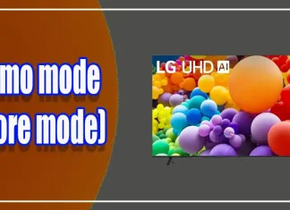 Hogyan kapcsoljuk ki a bemutató módot (bolt mód) LG tévéken