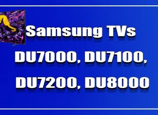 Samsung TV: DU7000, DU7100, DU7200, DU8000, DU8500, DU9000 és azok variánsai Európában